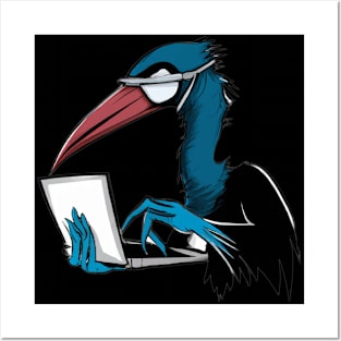 Bird Hacker Posters and Art